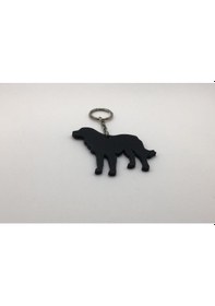 Resim Anahtarlık Köpek Modeli Siyah 