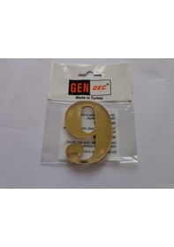 Resim 7Cm Altın Sarı No:9 Kapı Daire Villa Dolap Posta 