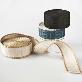 Resim 3 Yard 1.5 inç/3.80cm Küçük Labirent Jakarlı Naylon Kayış Çanta DIY El İşi için 