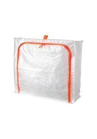 Resim Saklama Kutusu-Hurç Ikea Fermuarlı 55X49X19 CM Beyaz -Turuncu Ren Beyaz 