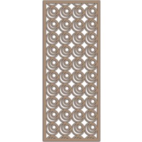 Resim Liar Ahşap Seperatör (Paravan) - KSP-35 - (18 mm) - (69 cm x 139 cm) - (Ham) 