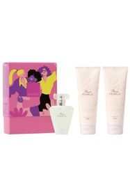 Resim Avon Rare Pearls Kadın Parfüm Losyon Ve Duş Jeli Hediye Seti 