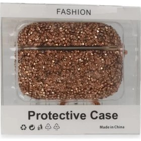 Resim Airpods Pro 2 (2.nesil) Mira Taşlı Kılıf Rose Gold 