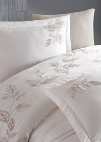 Resim Tutku Nakışlı Nevresim Takımı - Krem 