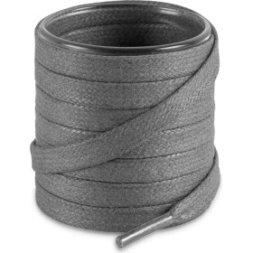 Resim Foottab 120 cm Yassı Mumlu Ayakkabı Bağcığı, Casual, Bot, Klasik ve Spor Ayakkabılar İçin Bağcık, 1 Çift 