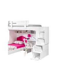 Resim Setaymobilya Ranza, Su Ranza Karyola Çalışma Masası + 2 Comfort Yatak 