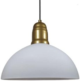 Resim Mylights Retrom Rustik Vintage Opal Tekli Sarkıt Cam En 30 Cm 