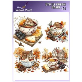 Resim Ütü İle Rub On Transfer Kağıdı - No: 194 30x30 Cm 