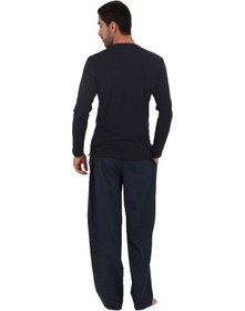 Resim The Don Thedon Açık Lacivert Renk Ribana Erkek Pijama Takımı-Açık Lacivert-Xxl Açık Lacivert 