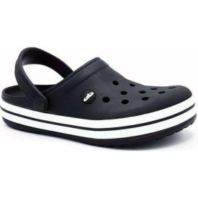 Resim Akınalbella bella Doremor Siyah Beyaz Sabo Crocs Modeli Terlik Hastane Terliği Hemşire Doktor Terliği 