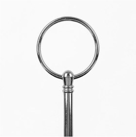 Resim Getshopmini Epoksi Kek Standı Kulp Yuvarlak Gümüş M002 