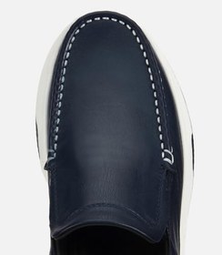 Resim HOTİÇ Erkek Deri Lacivert Comfort Günlük Loafer 