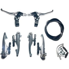 Resim Bisiklet Alüminyum Fren Takımı Ön Arka Set 