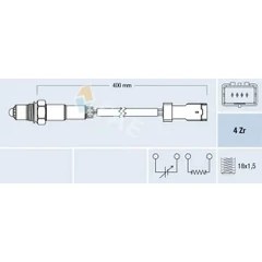 Resim FAE 77590 Oksijen Sensoru 9673438580 