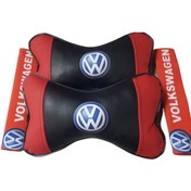 Resim Genel Markalar Kırmızı Papyon Deri Boyun Yastığı ile şıklık ve konfor bir arada 