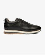 Resim Greyder Erkek Siyah Hakiki Deri Sneaker Ayakkabı 4Y1SA62594 
