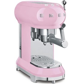 Resim Smeg Retro 1950's Style Pembe Espresso Kahve Makinesi-ECF02PKEU 