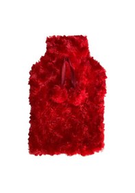 Resim Sıcak Su Torbası Kırmızı Renkli,Ponponlu Termofor 26x17x2cm 1 Lit 