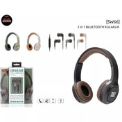 Resim SBZ Sport Kulaklık Kablosuz Bluetooth 5.3 Wireless Mikrofonlu Kulak Üstü + Hediye Kulaklık Subzero