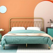 Resim Lina Çift Kişilik Metal Karyola 