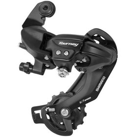 Resim Asn Bisiklet Shimano Rd-ty300 Arka Attırıcı (Kulaksız) Sarı - Siyah 