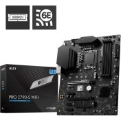 Resim MSI MB PRO Z790-S WIFI INTEL Z790 LGA1700 DDR5 6600(OC) 2XM2 4XSATA HDMI DP WIFI 6E 2.5Gbps LAN ATX 