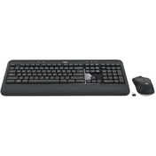 Resim Logitech Mk540 Kablosuz Klavye Ve Fare Seti Siyah 