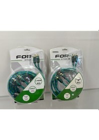 Resim For-x X Profesyonel Oto Teyp Rca 2 Metre Kablosu 1 Adet 