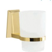 Resim Damla Banyo Piramit Diş Fırçalık Altın 