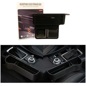 Resim Oto Araç Koltuk Arası Organizer Düzenleyici Siyah Glz03509075 1 Adet 