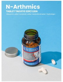 Resim N-Arthmics Glukozamin Tip II Kolejen İçerin Takviye Edici Gıda 60 Tablet 