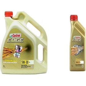 Resim Castrol Edge Titanium FST 5W-30 LL DPF Motor Yağı 4 L + 1 L 