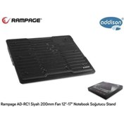 Resim Addıson Rampage Ad Rc1 Siyah Notebook Soğutucu 