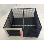 Resim Leganest Tavşan Köpek Kedi Kafes Tabanı Üstü Kapalı Ev Tipi 50 x 50 CM 