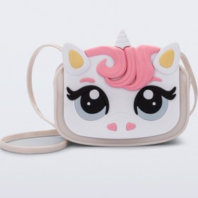 Resim Mini Melissa Dreamy Unicorn Bej Kız Çocuk Çantası | Melflex® Vegan | İkonik Kokulu 