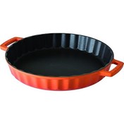Resim Lava 30 CM Turuncu Döküm Yuvarlak Fırın Tepsisi LV Y TP 30 K0-1 O 