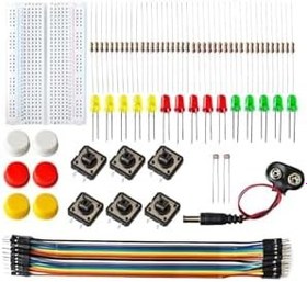 Resim Elektronik Başlangıç Seti Arduino Starter Kit Breadboard Led 