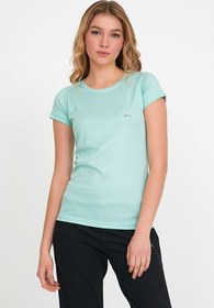 Resim Slazenger RELAX IN Kadın Nane Tişört 