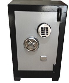 Resim Sur Çelik Para Kasaları 65 CM Şifreli Yangına Dayanıklı Sur Çelik Para Kasası SIFRE65SG 
