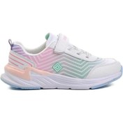 Resim Pepino P-1418 Çocuk Spor Ayakkabı Beyaz Pembe Yeşil Unisex Beyaz - Pembe - Yeşil 