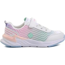 Resim Pepino P-1418 Çocuk Spor Ayakkabı Beyaz Pembe Yeşil Unisex Beyaz - Pembe - Yeşil 