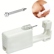 Resim 2/5/10 adet Tek Kullanımlık Kendi Kendine Servis Burun Delme Tabancası Seti, Taşınabilir Burun Delme Aracı 