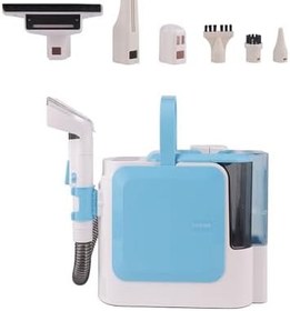 Resim Yasomi C11 Pro Halı ve Koltuk Yıkama Makinesi, 1800W, 16Kpa Emiş Gücü, 60°C Sıcak Su Spreyli, 3 Tanklı Sistem, Buharlı Temizleyici, Ev ve Araç İçi Kullanım 
