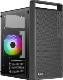 Resim Ae-Cs109G600 Cs-109 600W 1X120Mm Frgb Usb 3.0 Micro Atx-Mini İtx Siyah Boş Bilgisayar Kasası Aerocool