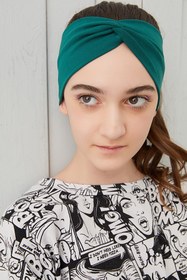 Resim Babygiz Kız Çocuk Hürrem Yeşili Saç Bandana 