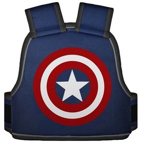 Resim Avengers Desenli Bisiklet Kemeri, Mavi 