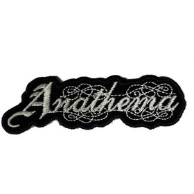Resim Anathema Logo Patch Yama Siyah 