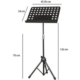 Resim Profesyonel Şef Tipi Nota Standı - Nota Sehpası - Nota Sehbası 