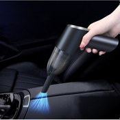Resim Ev El Masaüstü Temizleme Kablosuz Elektrikli Süpürge Küçük Güçlü Araba Elektrikli Süpürge Black 