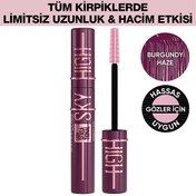 Resim Maybelline New York Lash Sensational Sky High Burgundy Haze Maskara 